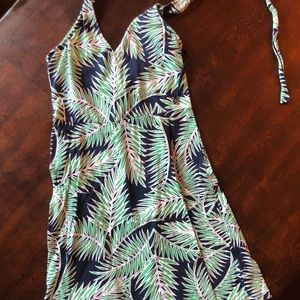 Palm leaf sun dress